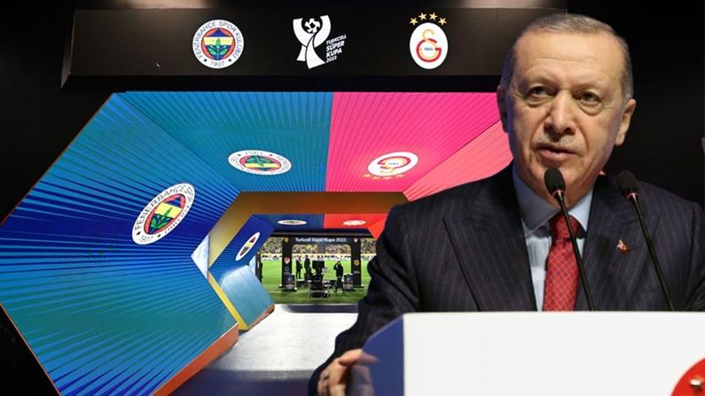 İptal edilen Süper Kupa maçına ilişkin Başkan Erdoğan dan sert tepki