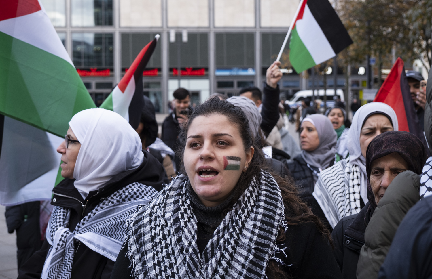 Berlin'den Filistin'e destek gösterisi