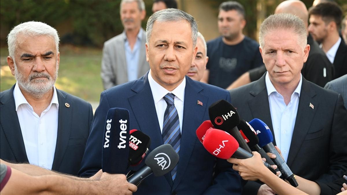 İçişleri Bakanı Yerlikaya'dan şehit olan polis memuru için taziye mesajı