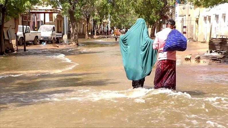 Somali'de şiddetli yağış ve seller nedeniyle ölenlerin sayısı 53'e çıktı