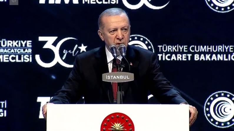 Cumhurbaşkanı Erdoğan: Türkiye ihracatı artıran 3. ülke oldu