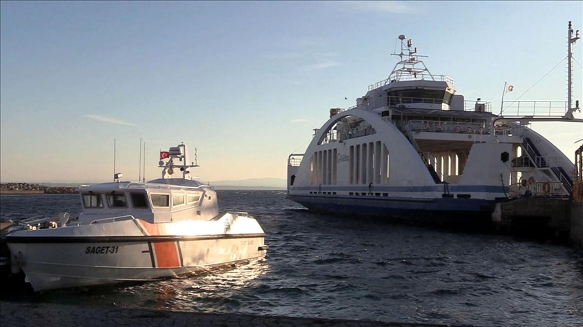 Gökçeada ve Bozcaada feribot hatlarında yarınki bazı seferler iptal edildi