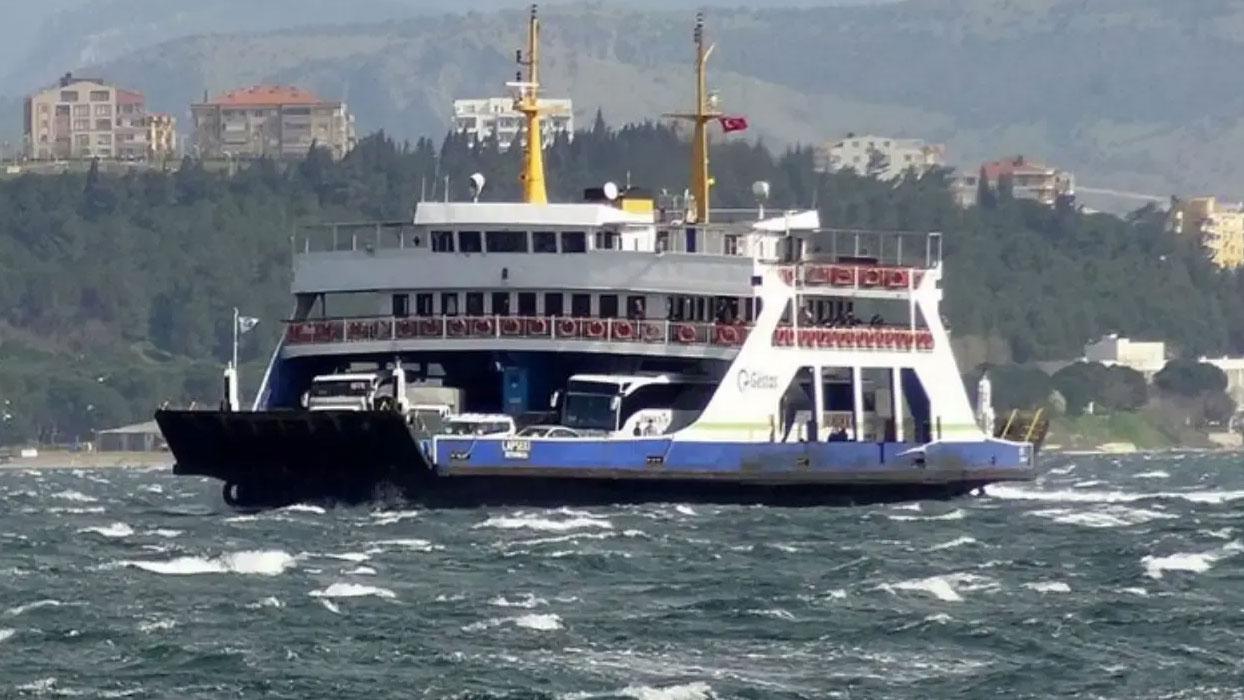 Gökçeada ve Bozcaada feribot hatlarında yarınki seferler iptal edildi