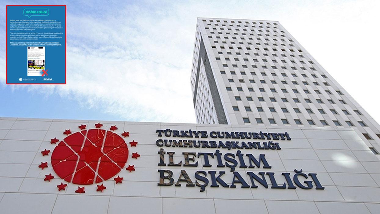 DMM'den “Suriyeliler Türkiye'de Kalsın Genelgesi” başlıklı habere yalanlama