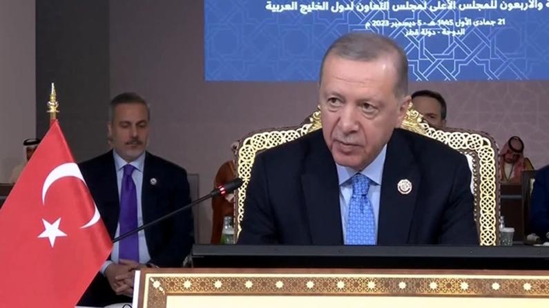 Başkan Erdoğan'dan İsrail'e tepki... "Gazze'de yaşananlar insanlık suçu"