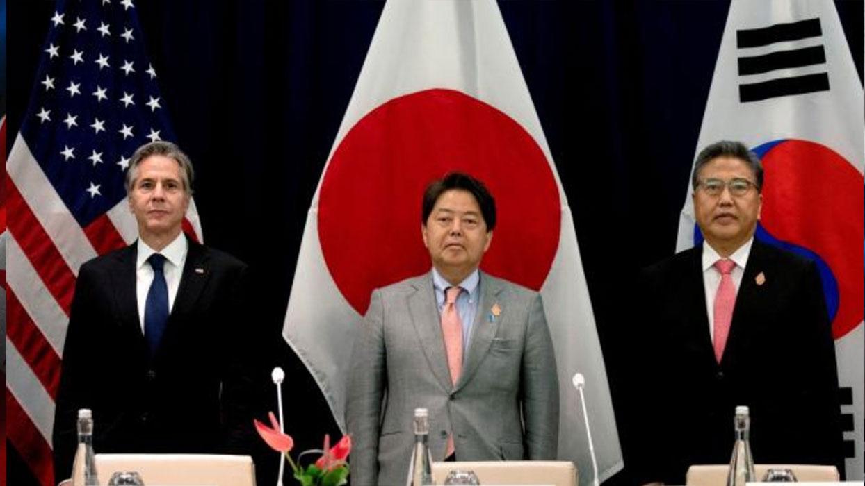 Güney Kore, ABD ve Japonya "Kuzey Kore tehdidine" karşı işbirliğini güçlendirme kararı aldı