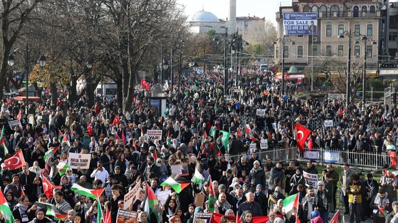 istanbul'da protesto