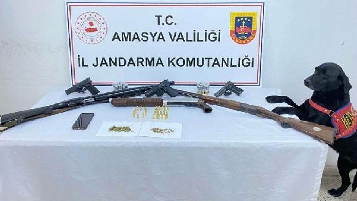 Amasya'da uyuşturucu operasyonu; 14 gözaltı