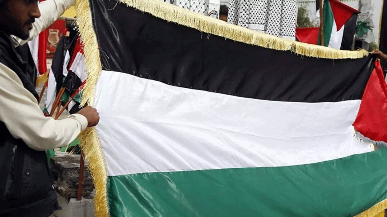 Yemen'den Gazze'ye destek: On binler katıldı