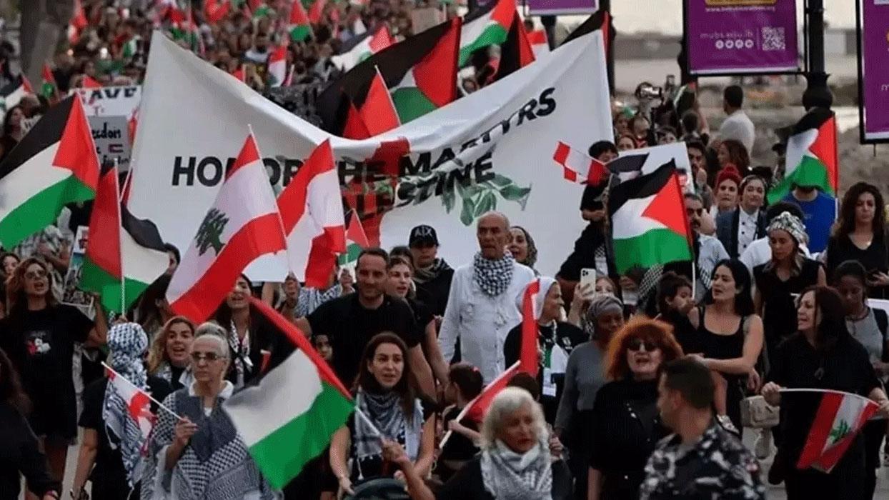 Fas'ta Gazze ile dayanışma gösterisi düzenlendi