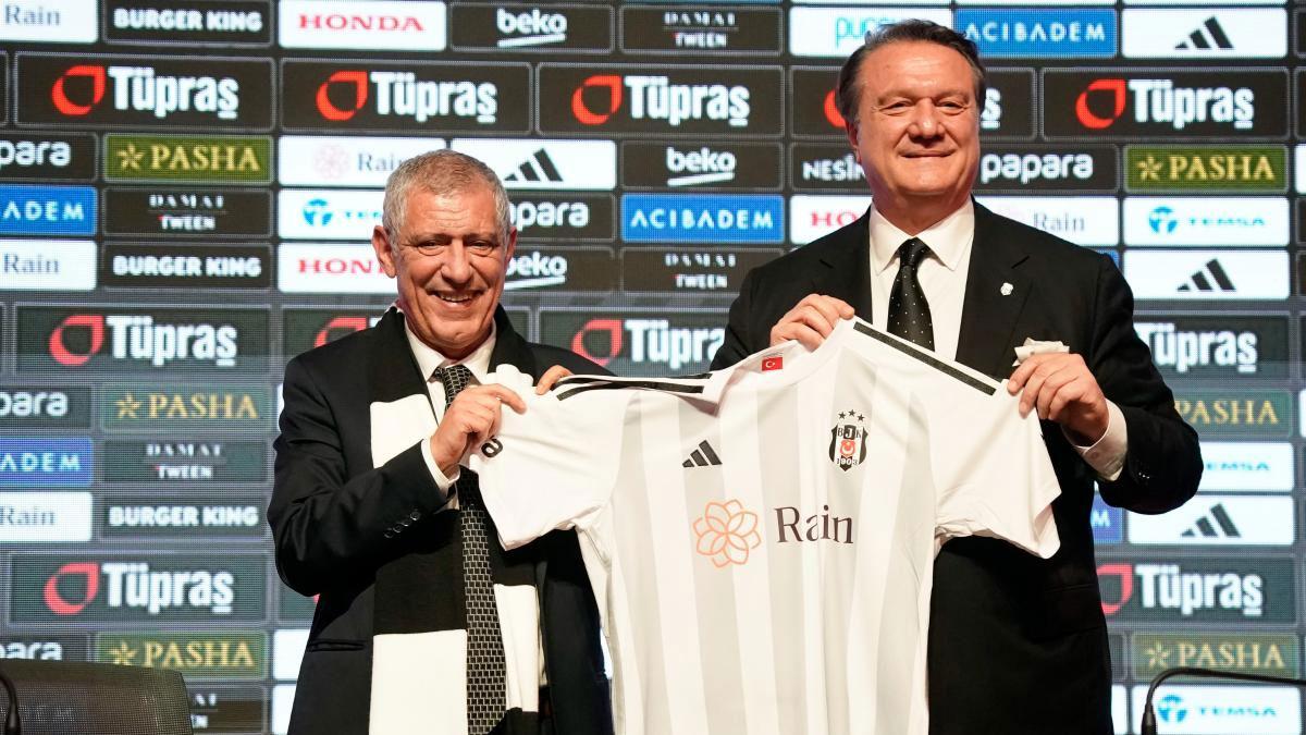 Beşiktaş'ta, Fernando Santos imzayı attı