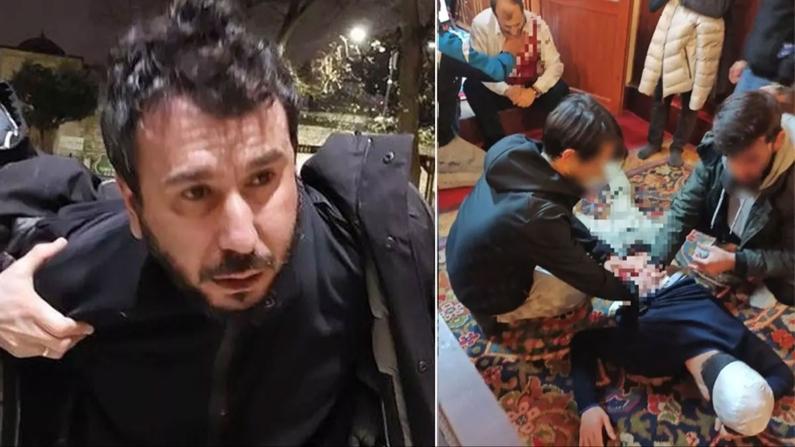 Fatih Camii imamını bıçakla yaralayan saldırgan nöbetçi hakimliğe sevk  edildiı