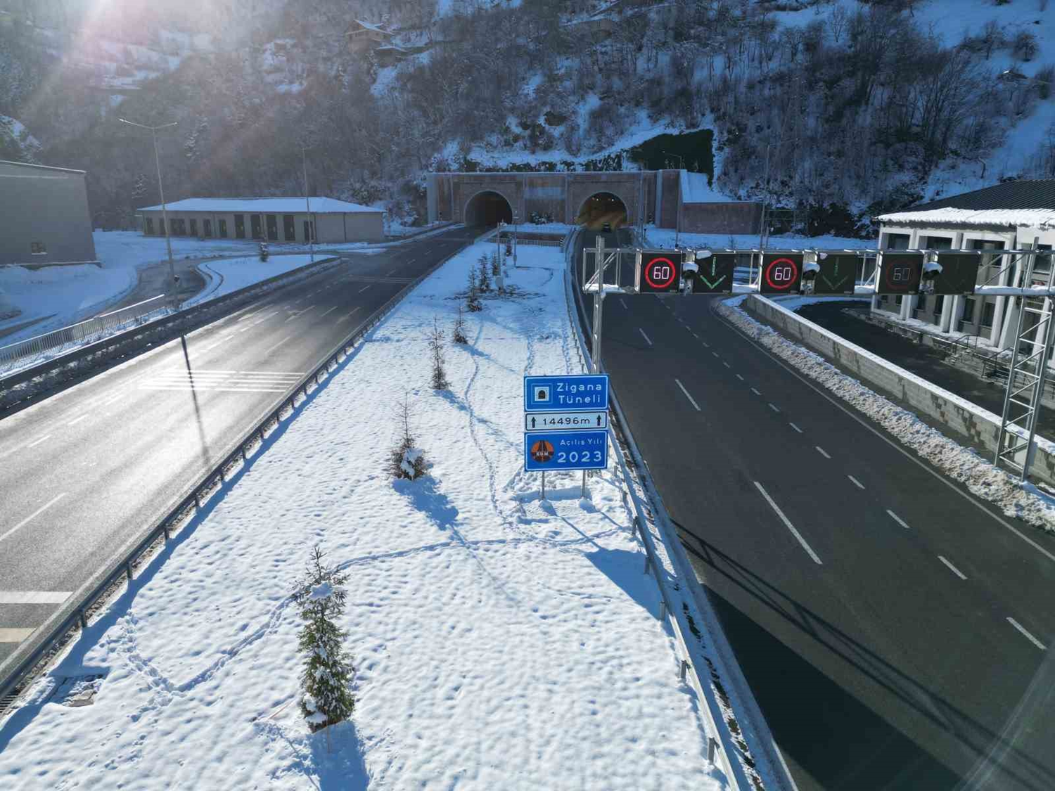 Zigana Tüneli'ni açıldığından beri 2,5 milyonun üzerinde araç kullandı