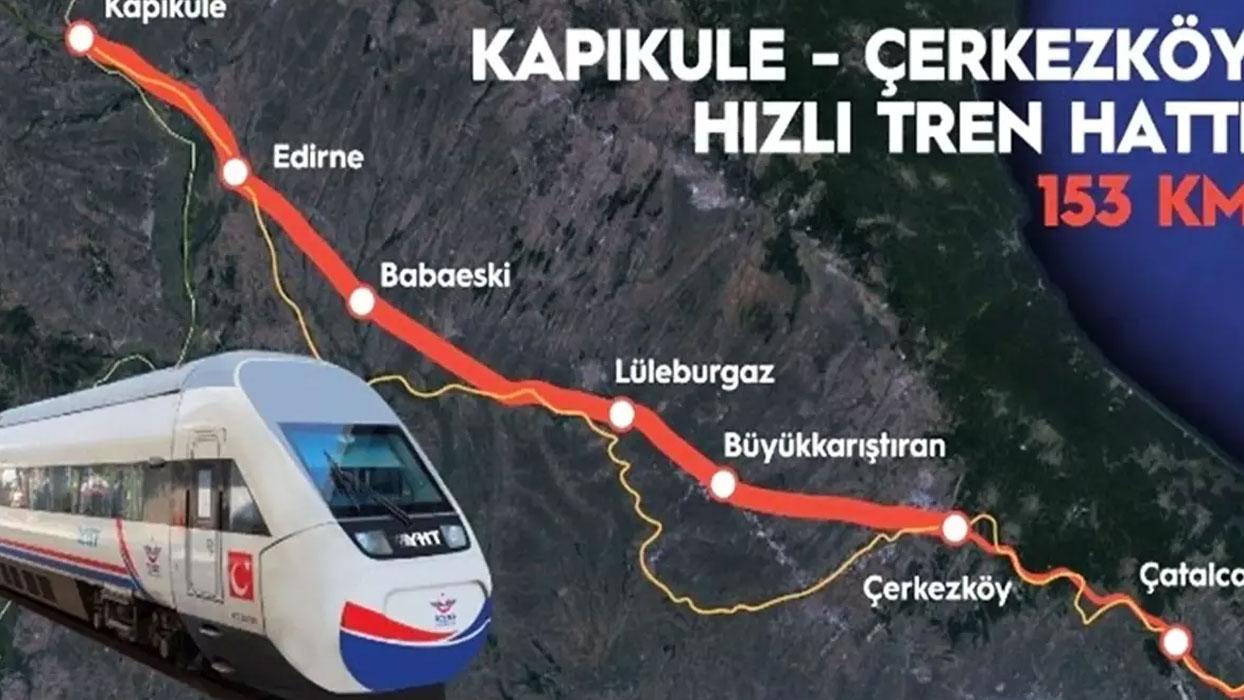 Halkalı-Kapıkule arası hızlı tren! Bakan Uraloğlu açılış tarihini duyurdu