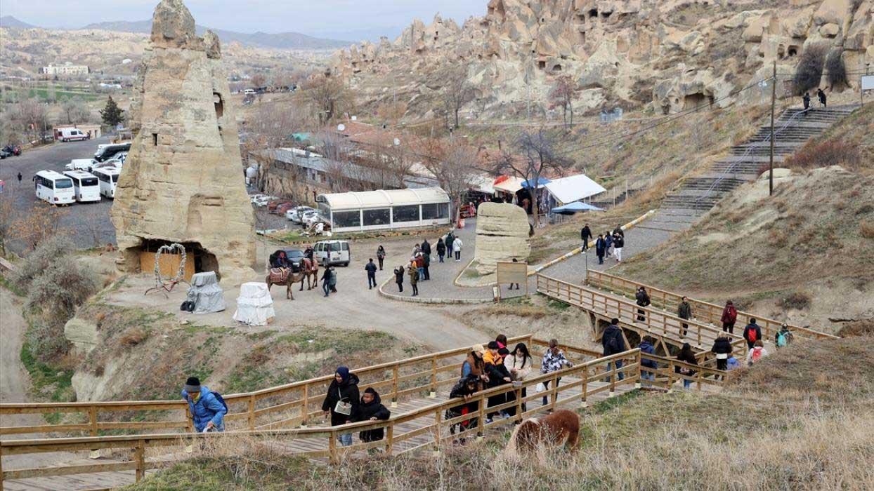 Kış sezonunu sakin geçiren Kapadokya yarıyıl tatiline hazır