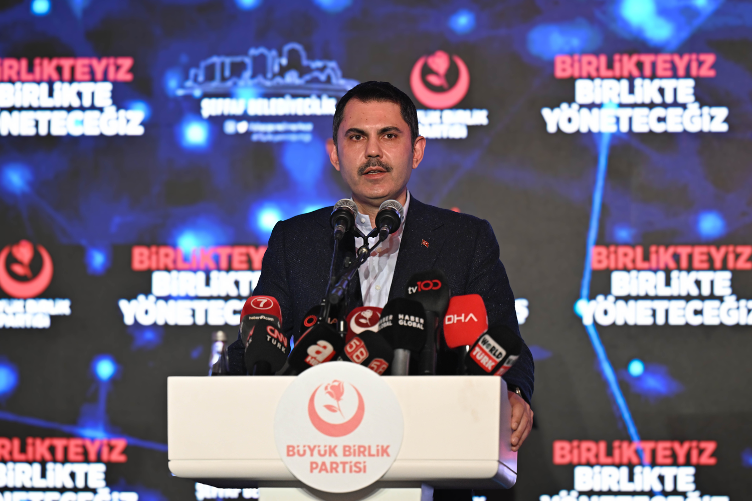Cumhur İttifakı'nın İBB Başkan adayı Murat Kurum "BBP'nin 31. Kuruluş Yıl Dönümü" etkinliğine katıldı