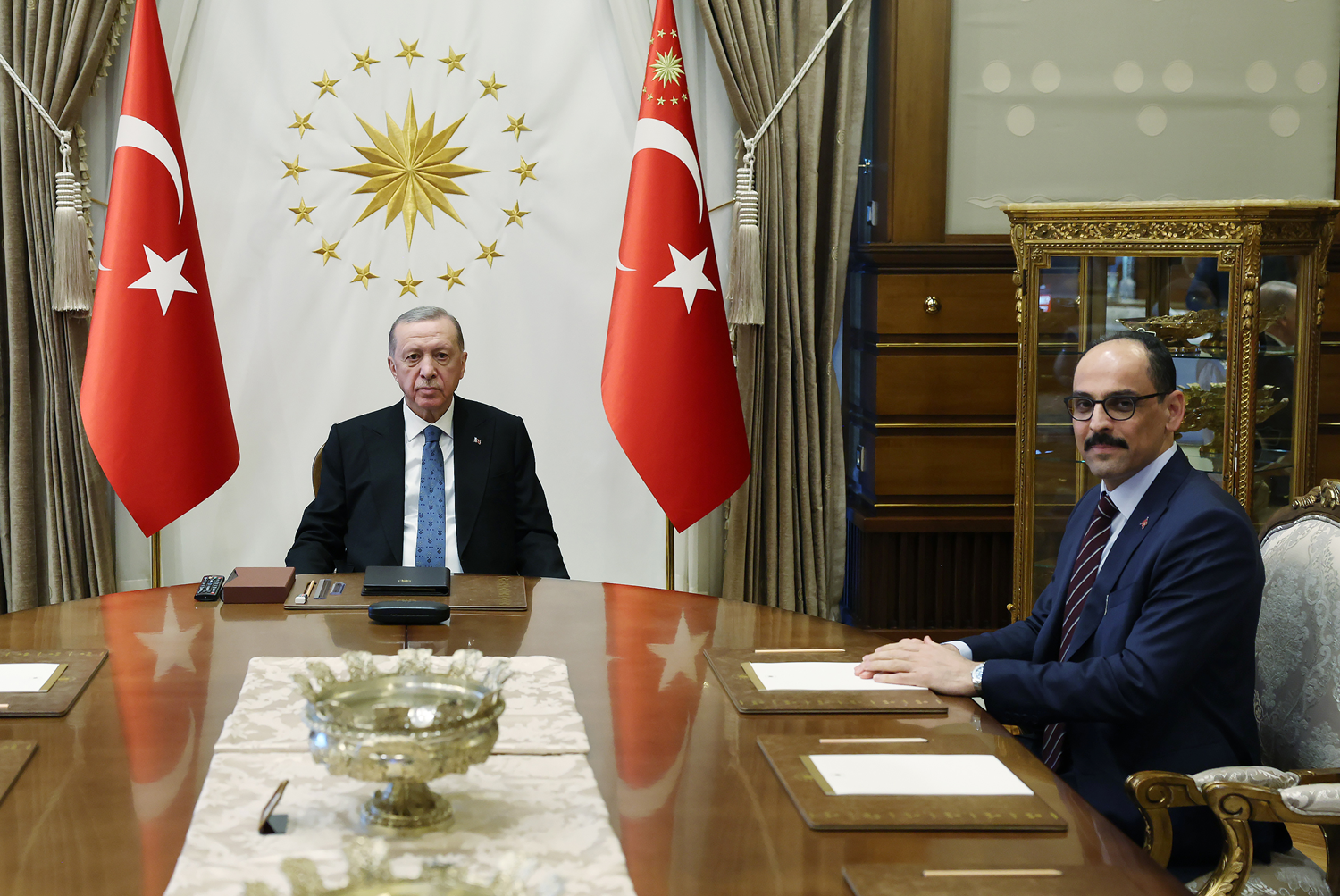 Külliye'de kritik görüşme: Cumhurbaşkanı Erdoğan, MİT Başkanı Kalın'ı kabul etti