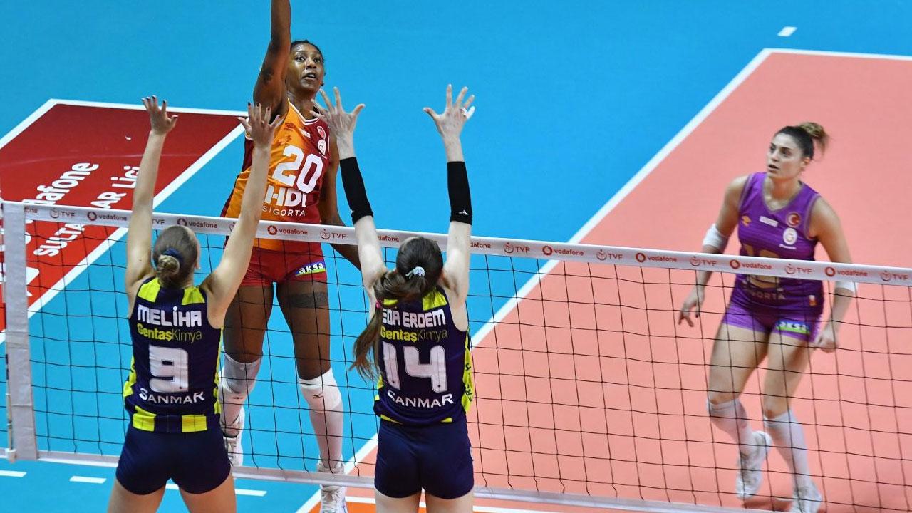 Voleybol Vodafone Sultanlar Ligi'nde Fenerbahçe-Galatasaray derbisi