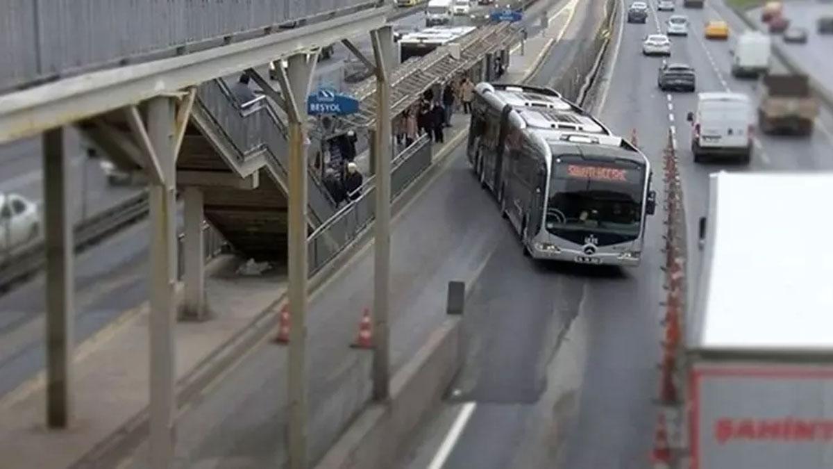 Beşyol metrobüs durağı üst geçit çalışmaları nedeniyle 45 gün hizmet veremeyecek