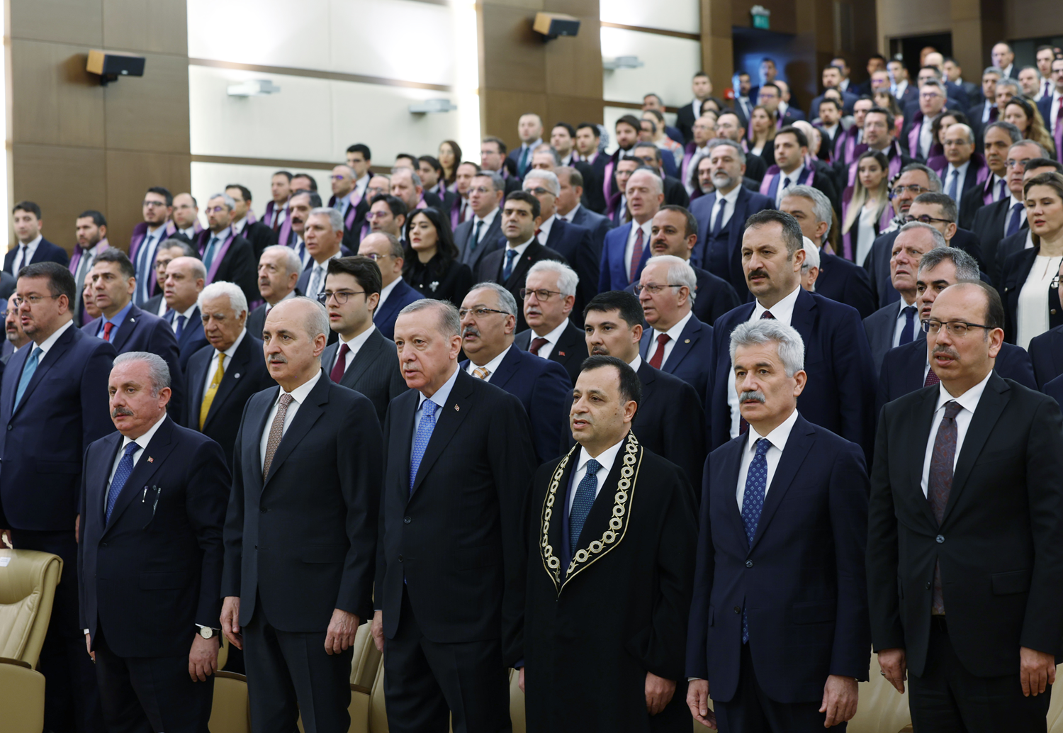 Cumhurbaşkanı Erdoğan, Anayasa Mahkemesindeki yemin törenine katıldı