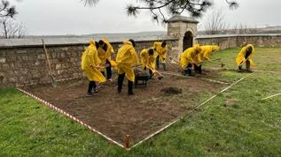 Edirne Mevlevihanesinde kazı çalışmaları başladı