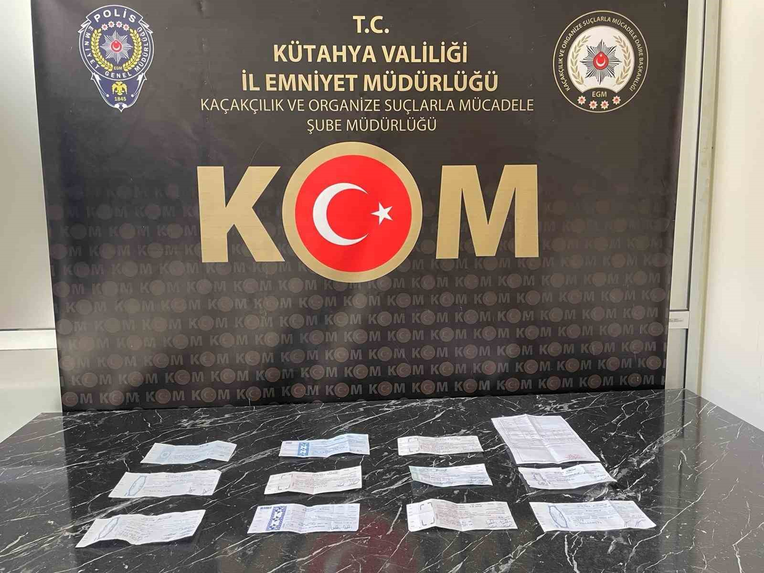 Kütahya'da tefeci operasyonu: 9 gözaltı