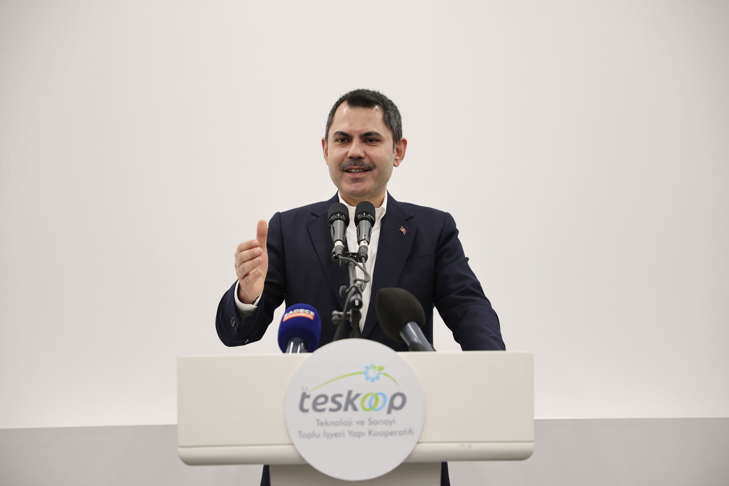 İBB Başkan adayı Murat Kurum, Arnavutköy'de basın mensuplarına konuştu