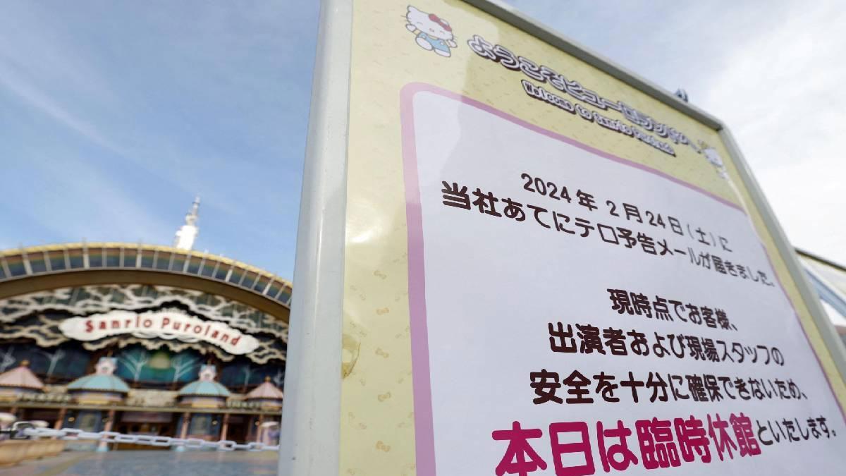 Japonya'da tema park "terör tehdidi" şüphesiyle geçici kapatıldı