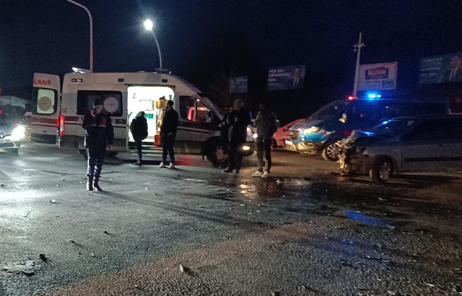 Tekirdağ'da korkunç kaza: 15 yaralı