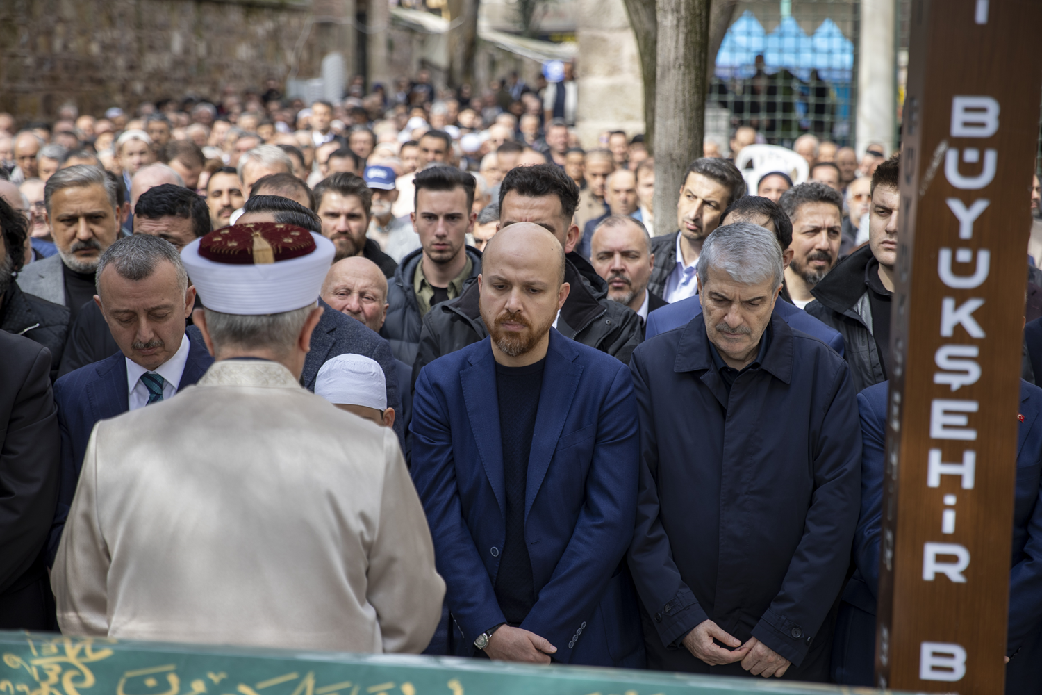 Bilal Erdoğan'ın eşinin dedesinin cenazesi, Kocaeli'de toprağa verildi