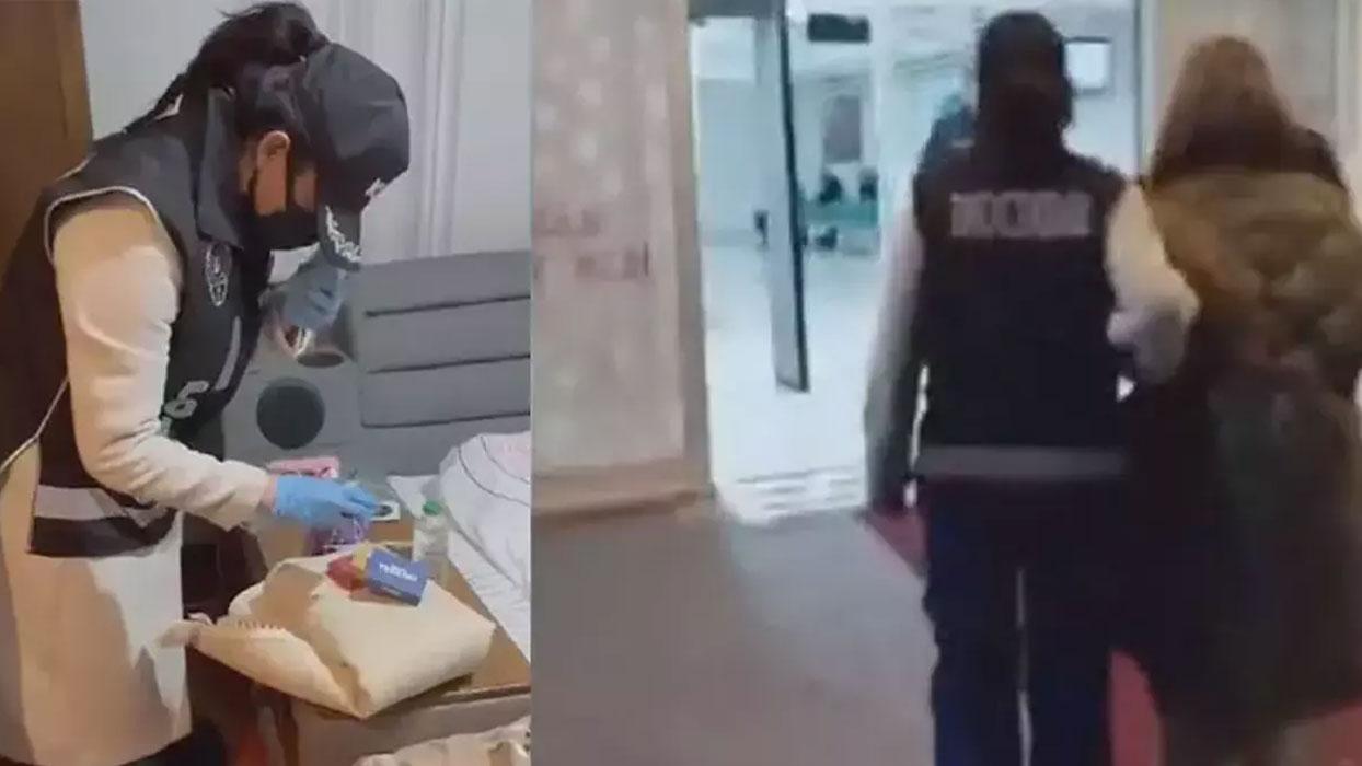 Para dağıtıp belinde silahla dans eden sosyal medya fenomeni Aleyna Dalveren gözaltına alındı