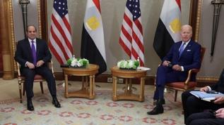 Sisi ile Biden, "Gazze'de ateşkes çabaları" için görüştü