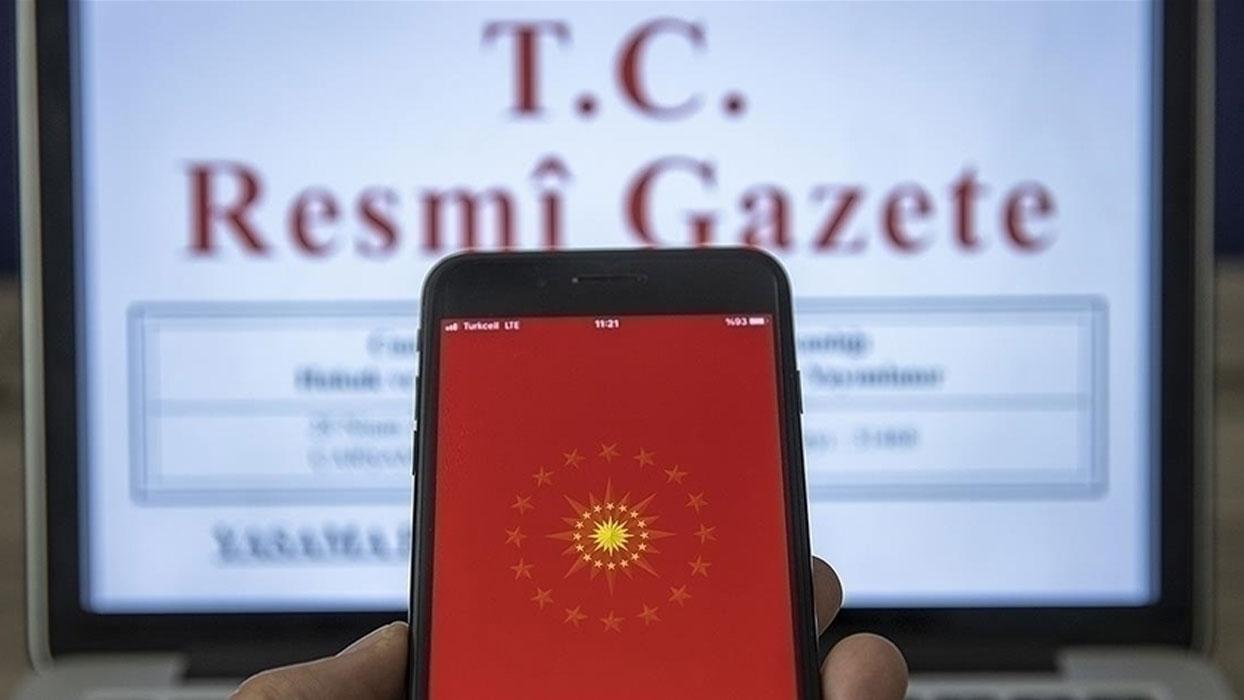 Bazı atama ve görevden alma kararları Resmi Gazete'de
