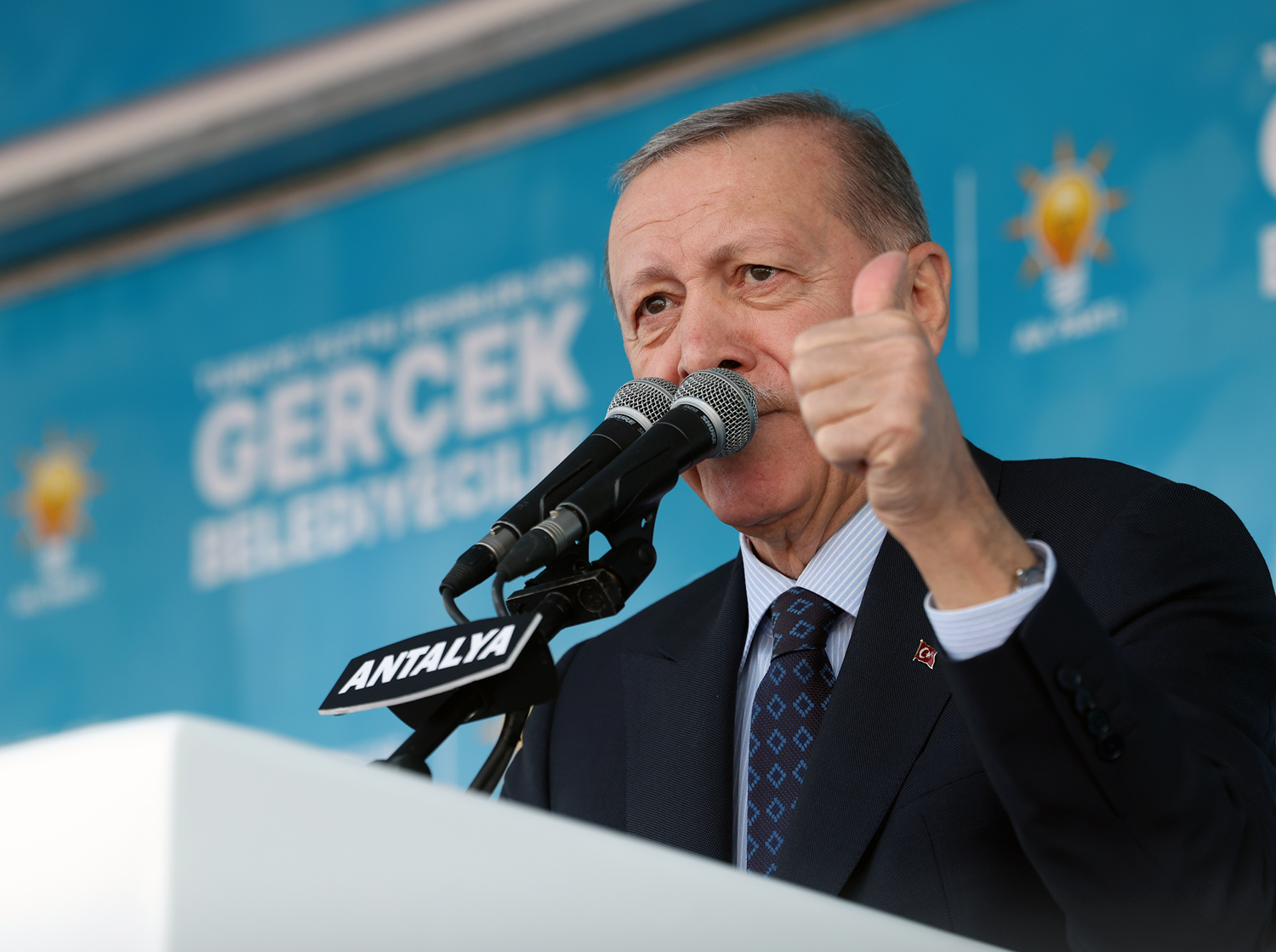 Cumhurbaşkanı Erdoğan Antalya'da: CHP'nin Genel Başkanı 'DEM'lendi, ittifak yaptı