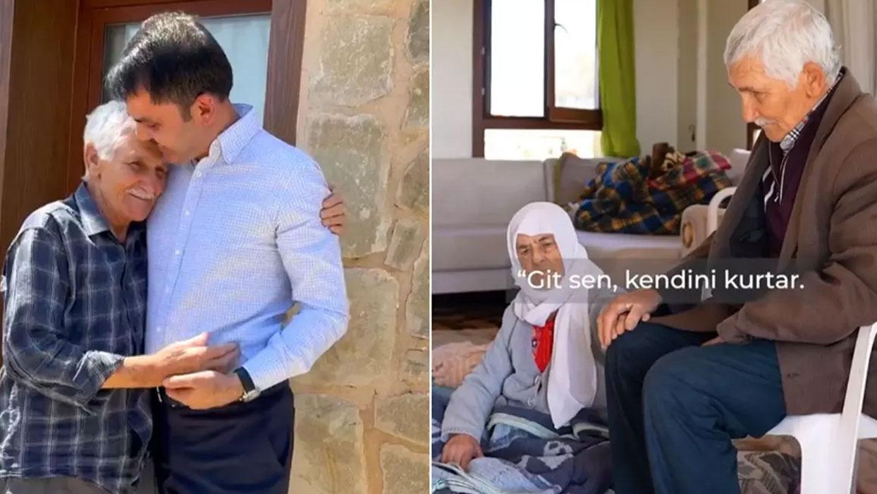 Manavgat yangınında gönülleri fetheden İbrahim dededen Murat Kurum'a duygu dolu sözler