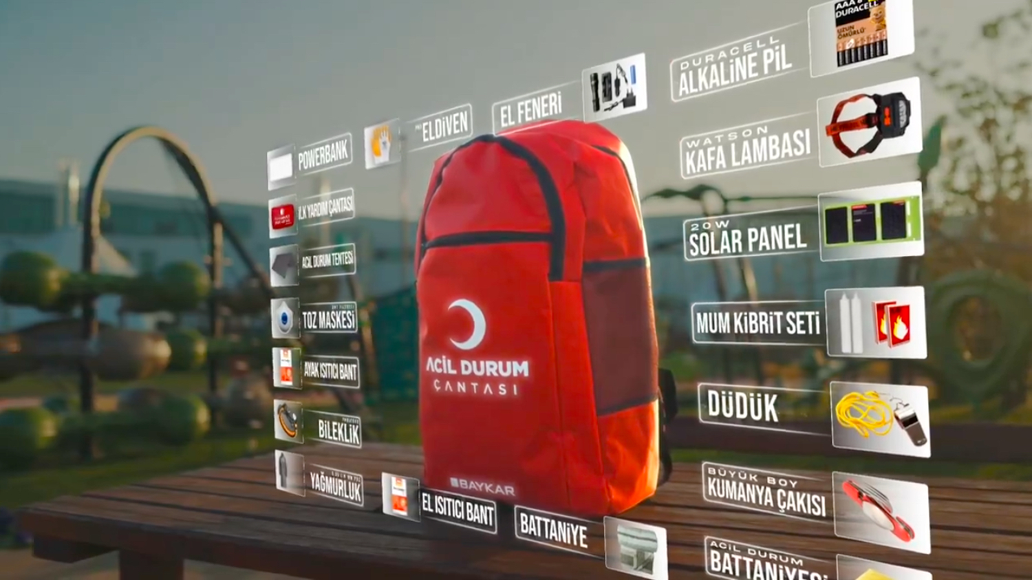 Baykar, çalışanlarına dağıttığı Acil Durum Çantası'yla afetlere hazırlığa dikkati çekti