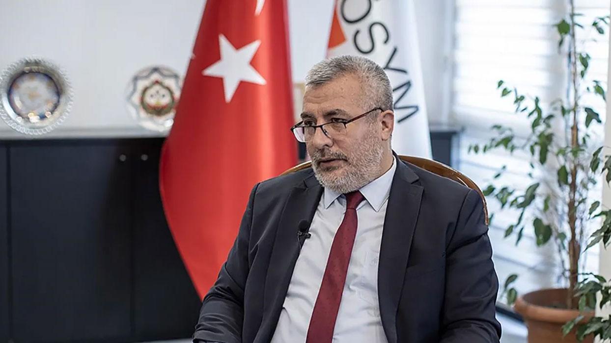 ÖSYM Başkanı Ersoy: Yapay zeka ile soru üreteceğiz