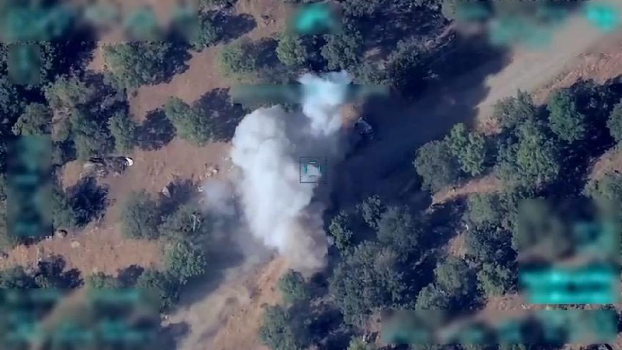 PKK/KCK'nın sözde sorumlusu böyle imha edildi! MİT görüntüleri paylaştı