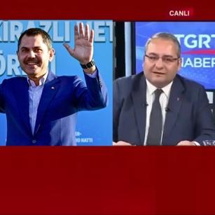 CHP'li aday Mesut Özarslan'dan canlı yayında Murat Kurum'a övgü dolu sözler