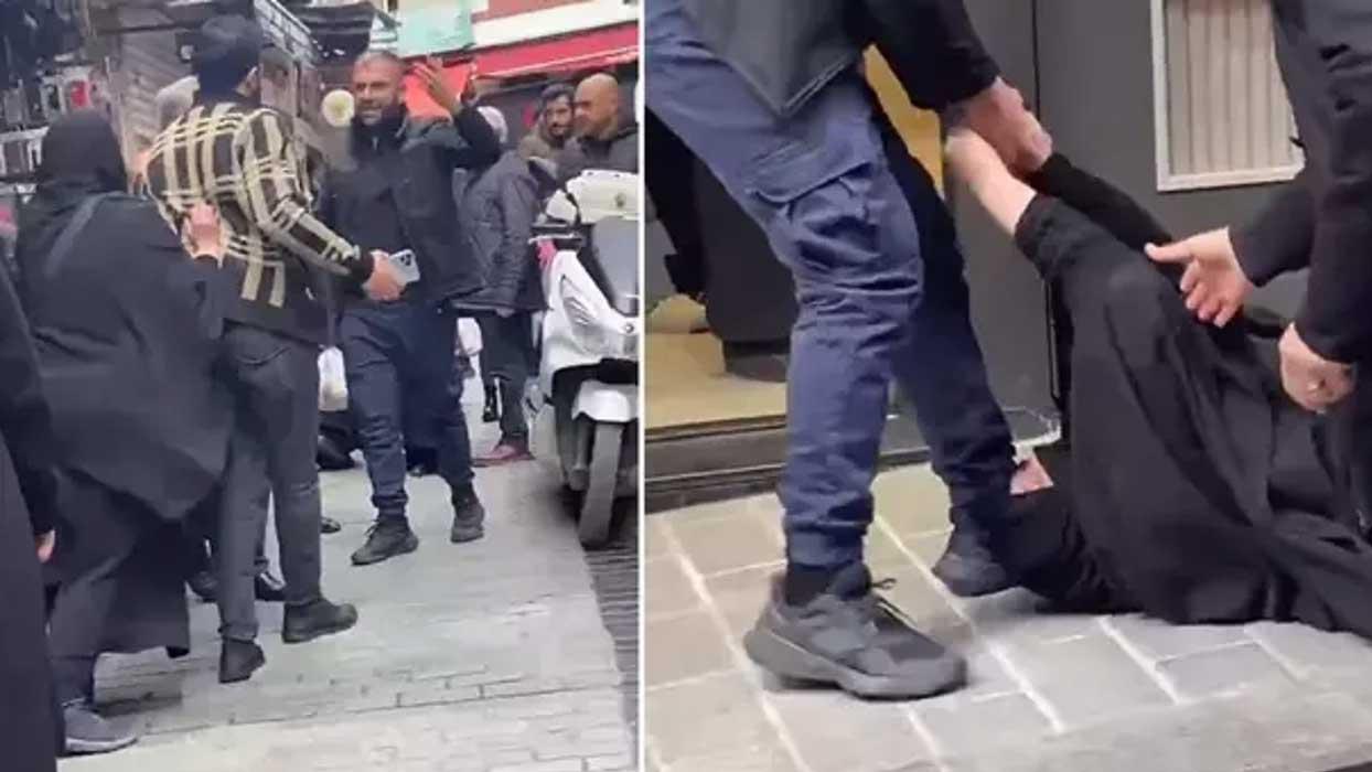 İstanbul'da çarşaflı kadına saldırmıştı: Yeni görüntüler ortaya çıktı!