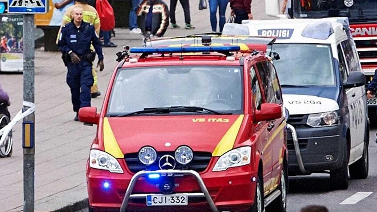 Finlandiya'nın Vantaa kentinde okulda silahlı saldırı düzenlendi