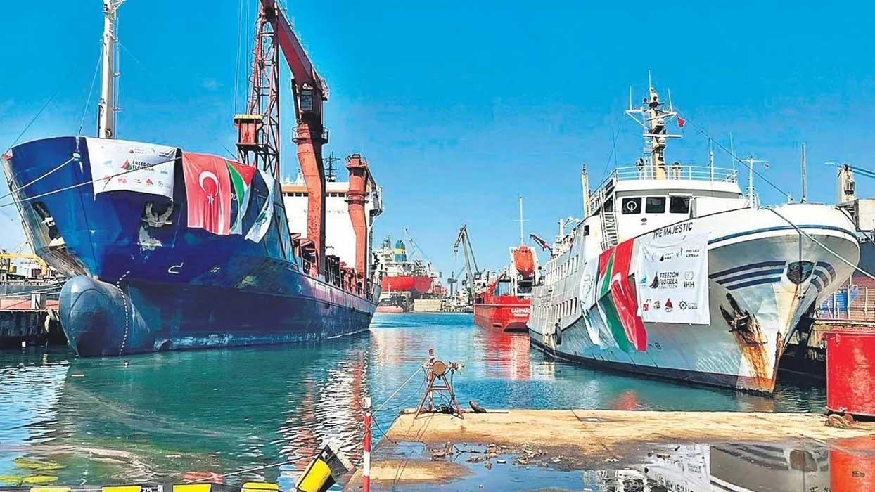 12 ülkeden Gazze'ye umut yolculuğu! Uluslararası özgürlük filosu yola çıkıyor