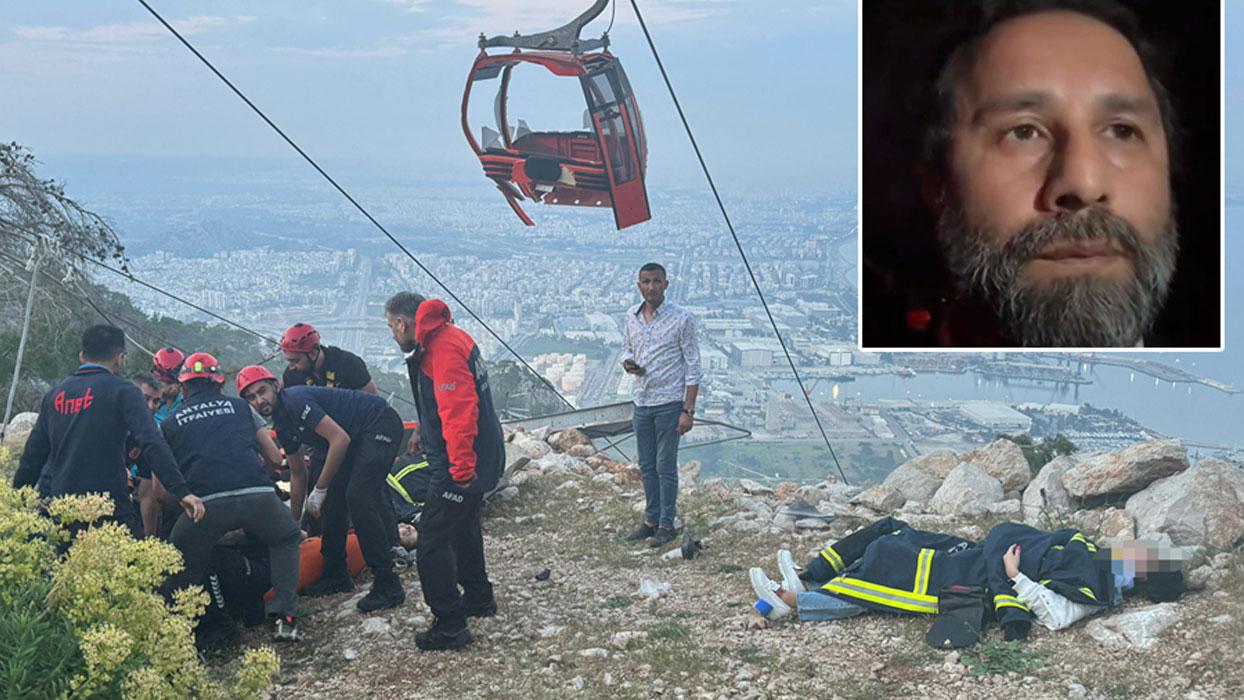 Antalya'da teleferik faciası! Star Gazetesi yazarı Yakup Köse olay yerinden detayları canlı yayında paylaştı
