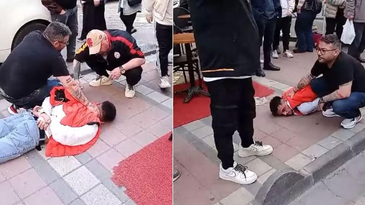 Kadına bıçak çeken hırsızı, ünlü oyuncu yakalayıp bağladı!