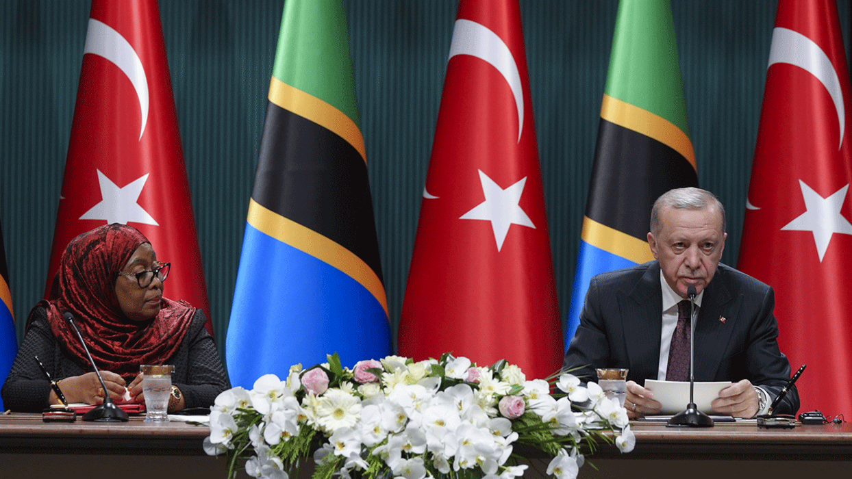Tanzanya Cumhurbaşkanı Türkiye'de! Başkan Erdoğan: İkili ticarette hedef 1 milyar dolar 
