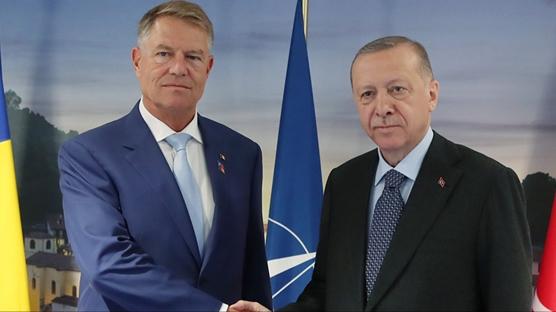 Cumhurbaşkanı Erdoğan, Romanya Cumhurbaşkanı Iohannis ile görüştü: NATO genel sekreterliği adaylığı ele alındı