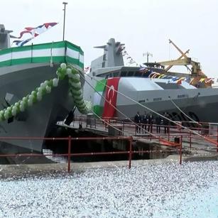 Türkiye dost ve kardeş ülke için inşa etti! 1.100 tonluk dev denize indirildi