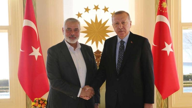Cumhurbaşkanı Erdoğan, Heniyye ile görüştü 