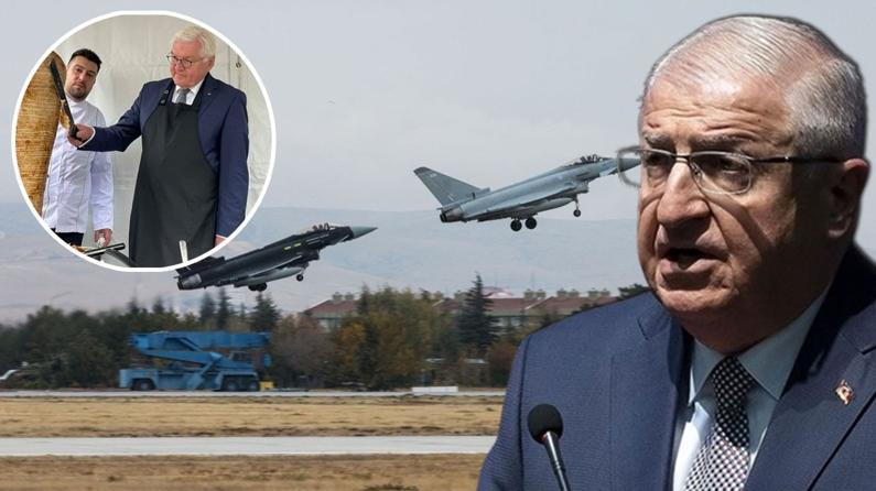 Bakan Güler'den 'Eurofighter' açıklaması: Almanya Cumhurbaşkanı döner kesiyor, sonra soracağız 