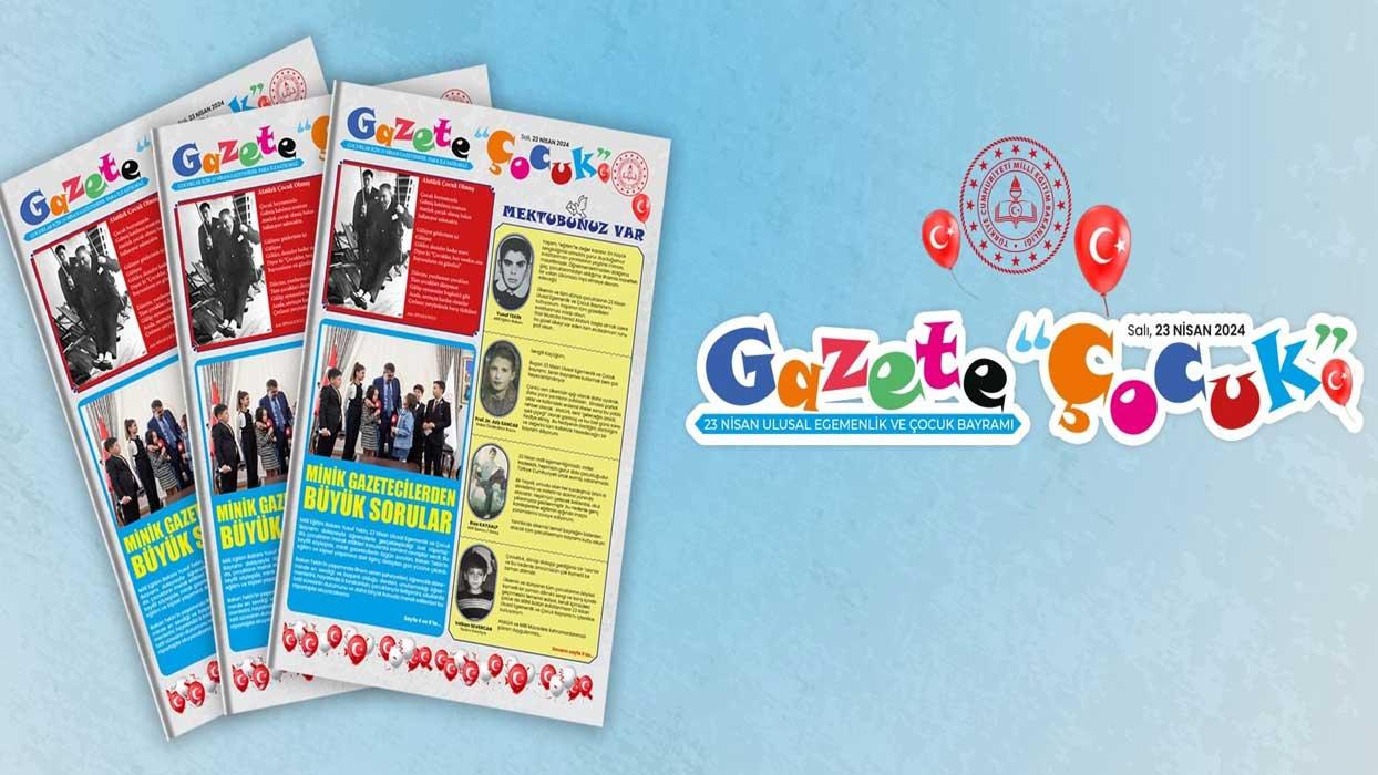 MEB'den 23 Nisan'a özel "Gazete Çocuk"